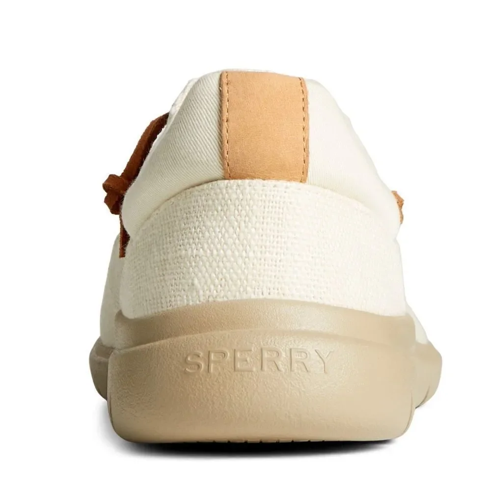 SPERRY TOP-SIDER Men's Captains Moc Toe Hemp Boat Shoe, Size 11.5,‎ Ivory, NWT